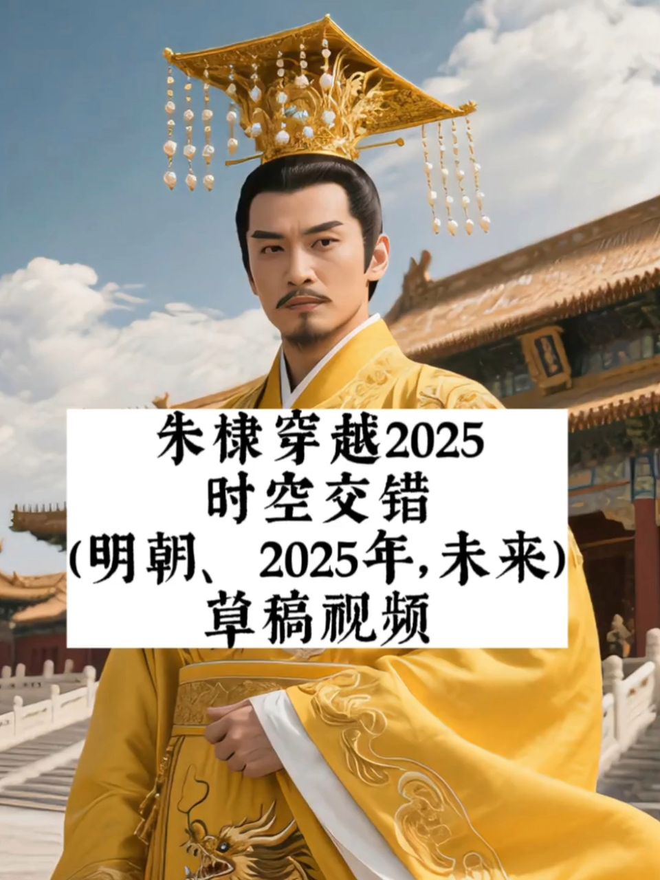 分享：制作了一个《朱棣穿越2025》系列整合视频，融入具有东方审美的科幻与奇幻内容。区别于西方科幻，来感受这独具东方魅力的奇妙内容吧！（内容为AI辅助生成的虚构故事）-1.jpg